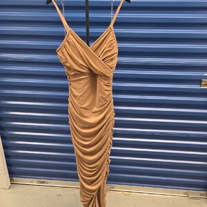 Elliatt Tan Maxi Dress